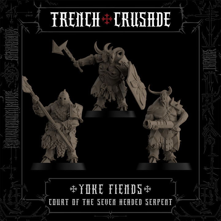 Yoke Fiends (Official) - Trench Crusade STL file for Yoke Fiend