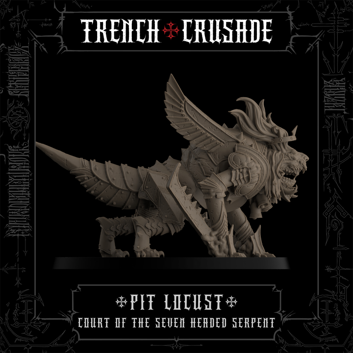 Pit Locust (Official) - Trench Crusade STL file for Pit Locust