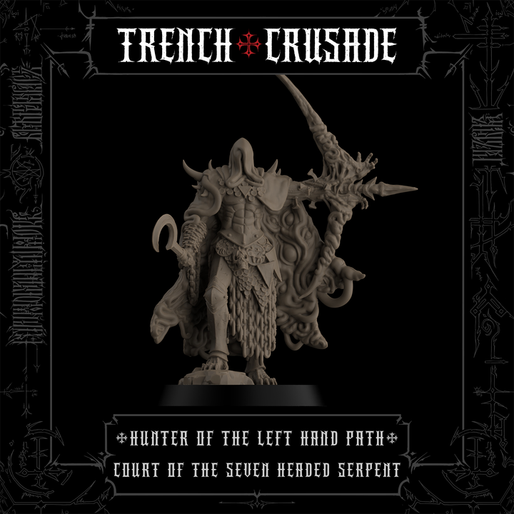 Hunter of the Left-Hand Path (Official) - Trench Crusade STL file for Hunter of the Left Hand Path