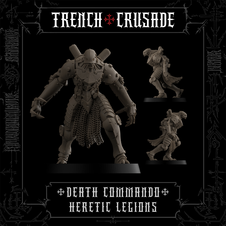 Death Commando (Official) - Trench Crusade STL file for Death Commando