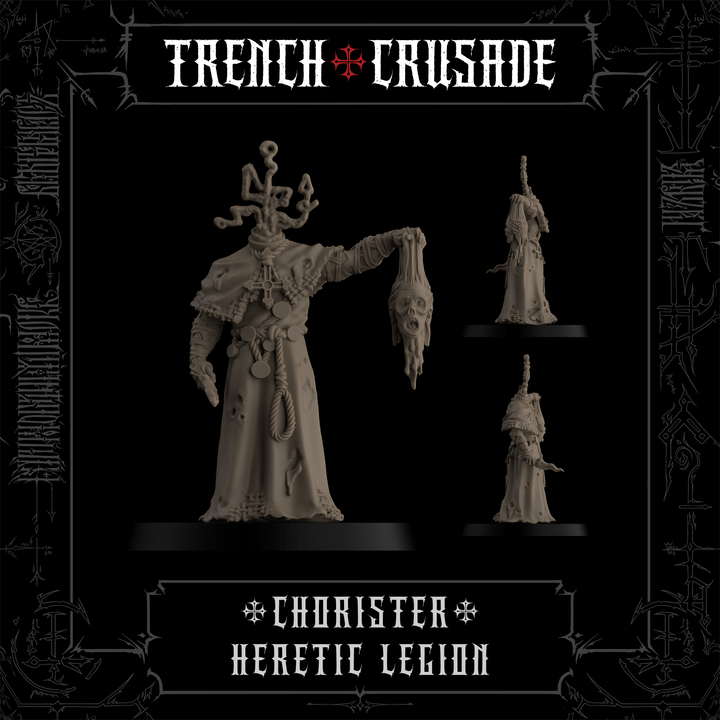 Chorister (Official) - Trench Crusade STL file for Heretic Chorister