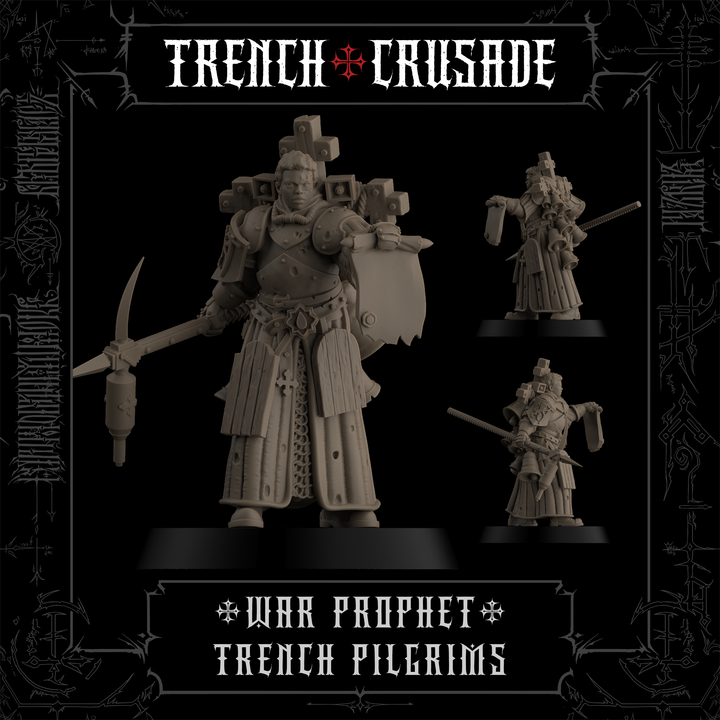 War Prophet (Official) - Trench Crusade STL file for War Prophet
