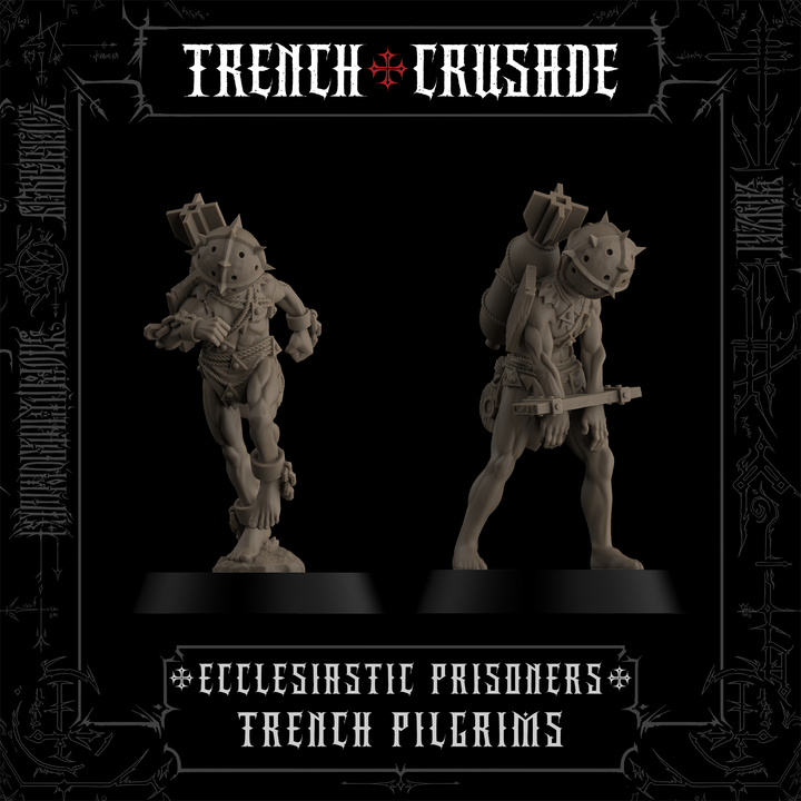 Ecclesiastic Prisoners (Official) - Trench Crusade STL file for Ecclesiastic Prisoner