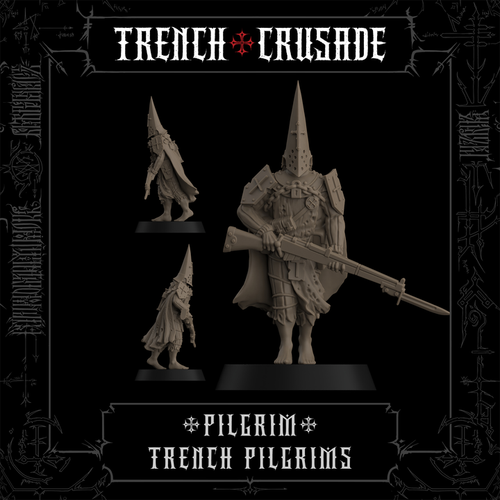 Trench Pilgrim (Official) - Trench Crusade STL file for Trench Pilgrim