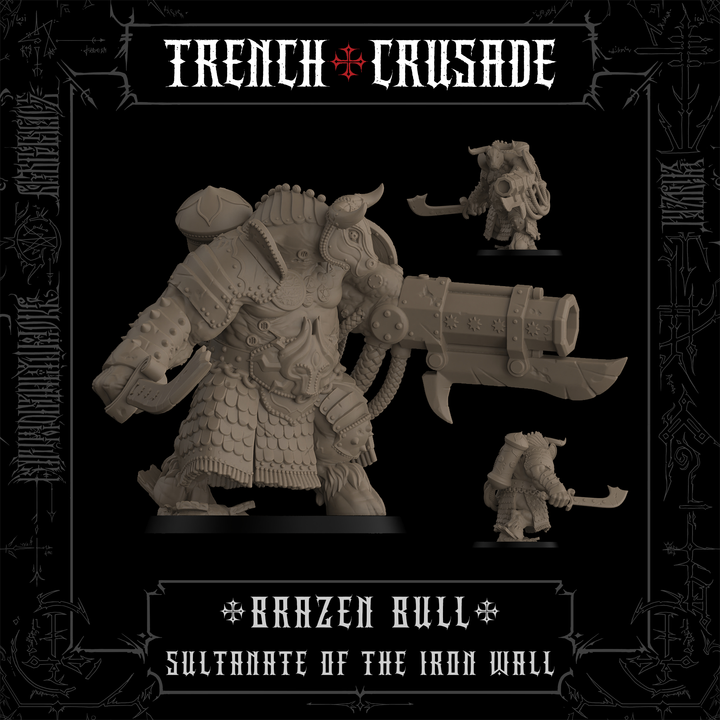 Brazen Bull (Official) - Trench Crusade STL file for Brazen Bull