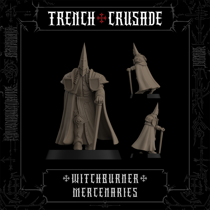 Witchburner General (Official) - Trench Crusade STL file for Witchburner