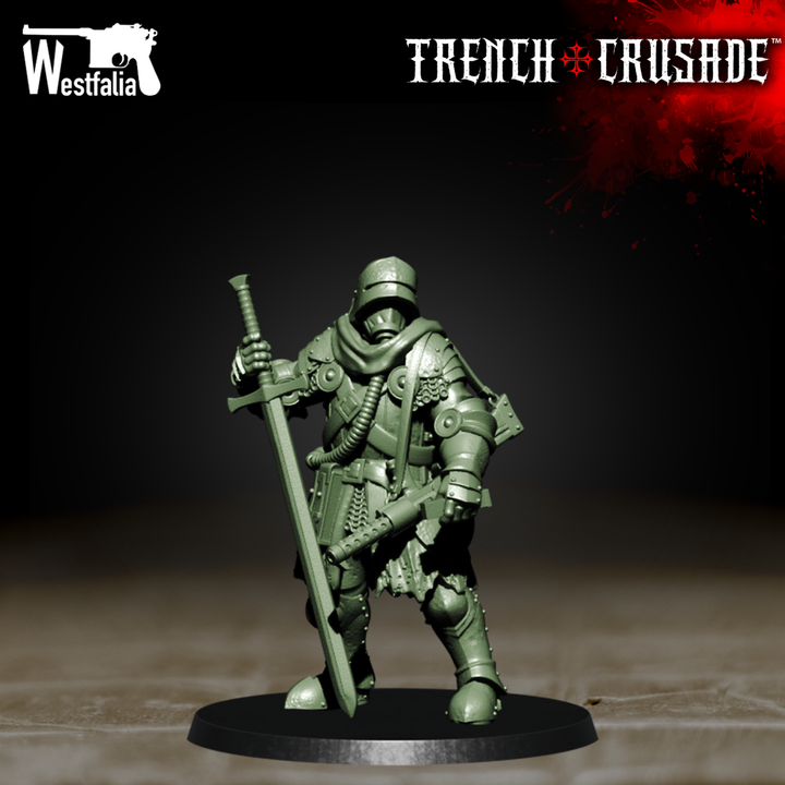 Lieutenant MacDonald - Trench Crusade STL file for Eire Lieutenant, Lieutenant, Highland Lieutenant