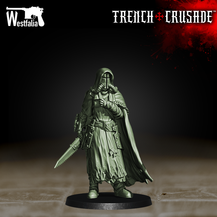 Red Brigade Combat Medic - Trench Crusade STL file for Combat Medic