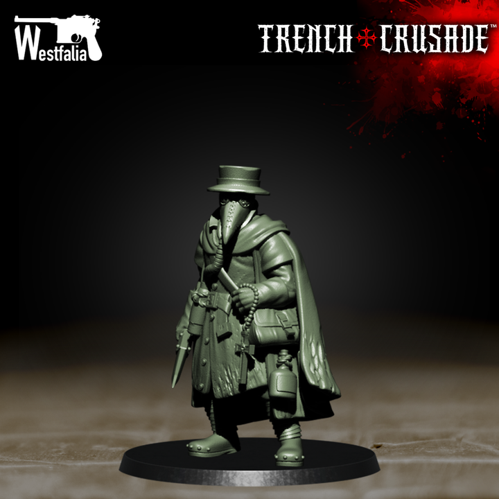 Combat Medic (Plague Doctor Outfit) - Trench Crusade STL file for Combat Medic