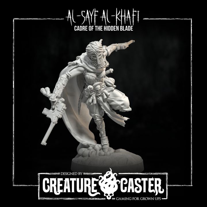 Al-Sayf Al-Khafi - The Hidden Blades - Trench Crusade STL file - Image 2