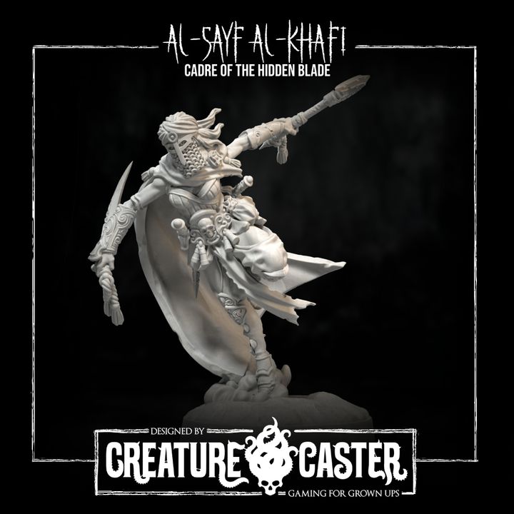 Al-Sayf Al-Khafi - The Hidden Blades - Trench Crusade STL file - Image 4