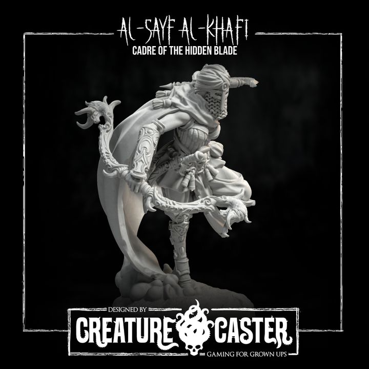 Al-Sayf Al-Khafi - The Hidden Blades - Trench Crusade STL file - Image 3
