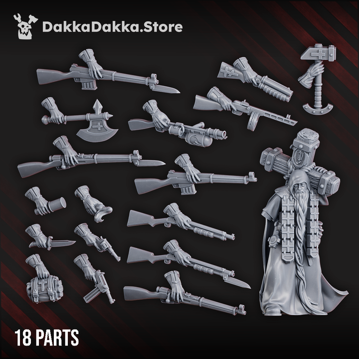 Schemonk Avvakum - Trench Crusade STL file - Image 4