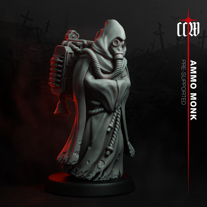 Ammo Monk - Trench Crusade STL file - Image 2