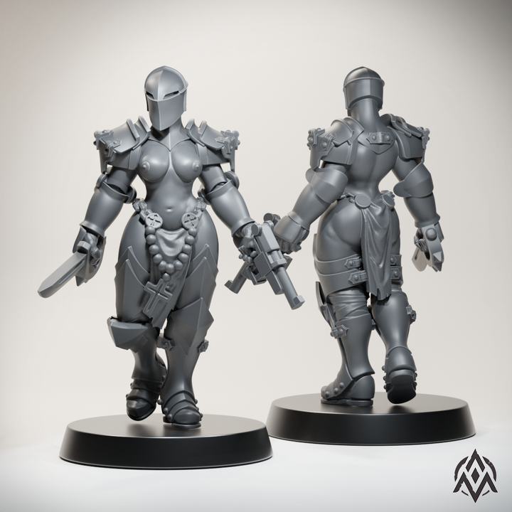 Sisters of the Crown - Trench Crusade STL file - Image 2