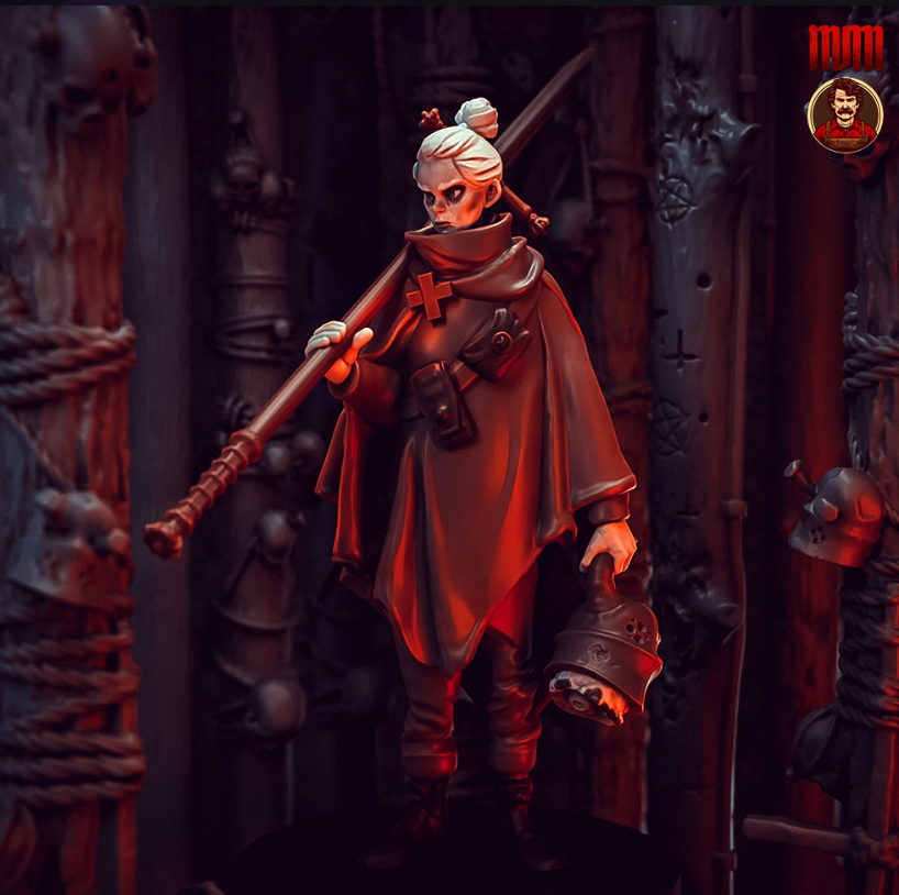 Principality of New Antioch - Combat Medic / Field Medic - Trench Crusade STL file for Combat Medic