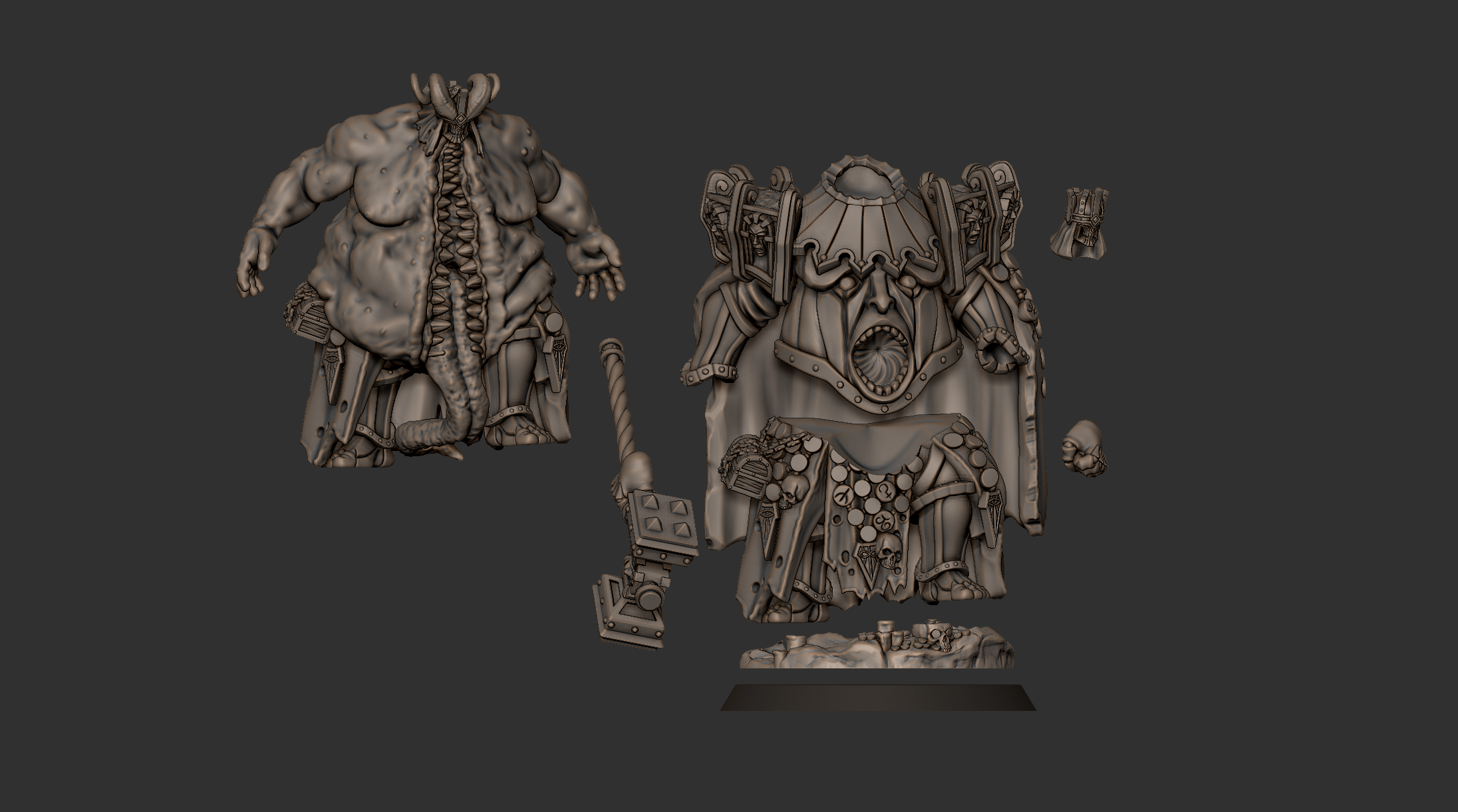 Insatiable King of Greed - Trench Crusade STL file - Image 4