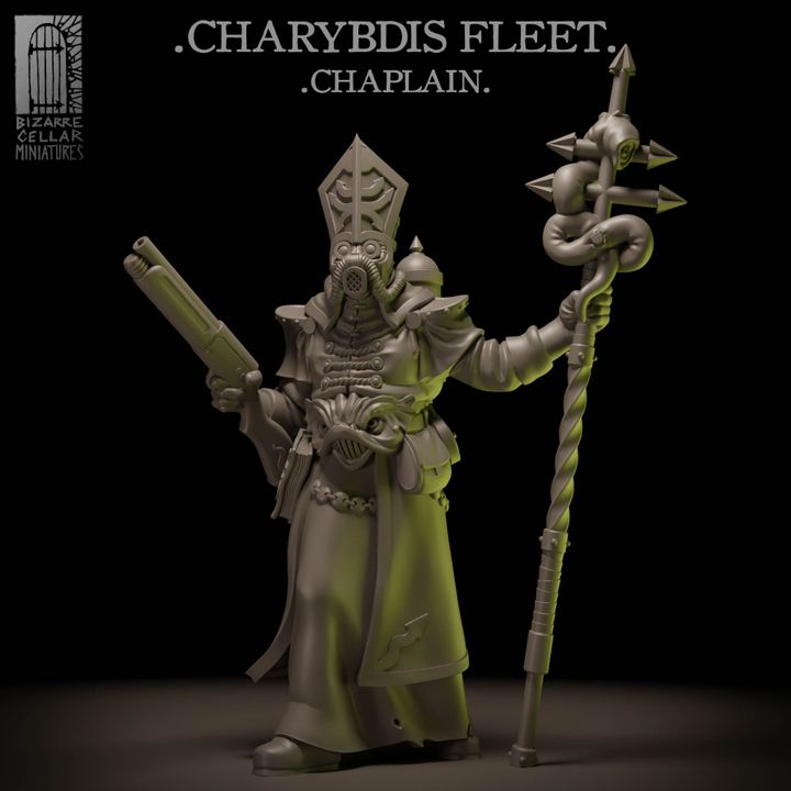 Charybdis Chaplain - Trench Crusade STL file - Image 2