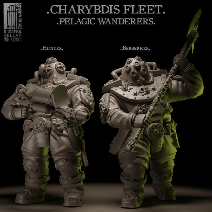 Charybdis Pelagic Wanderers - Trench Crusade STL file - Image 2