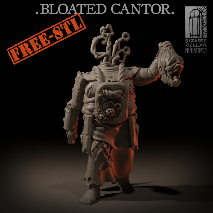Bloated Cantor - Trench Crusade STL file for Heretic Chorister