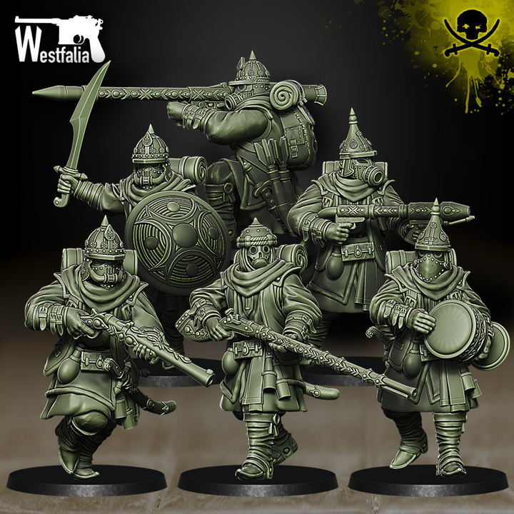 Beduins of Al Badia - Azebs - Trench Crusade STL file for Azeb