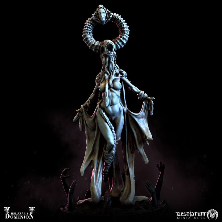 Demonic Siren - Trench Crusade STL file for Sorcerer, Hunter of the Left Hand Path