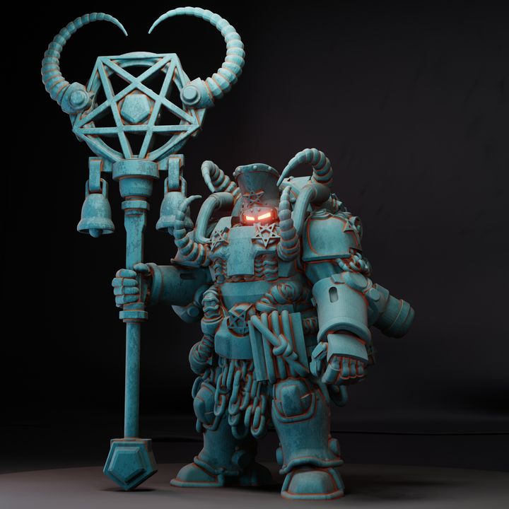 Heretic Nautical Priest - Trench Crusade STL file for Heretic Priest