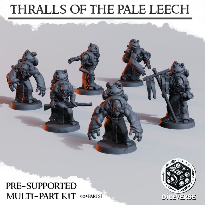 Thralls of the Pale Leech - Trench Crusade STL file for Grail Thrall, Cradle Thrall