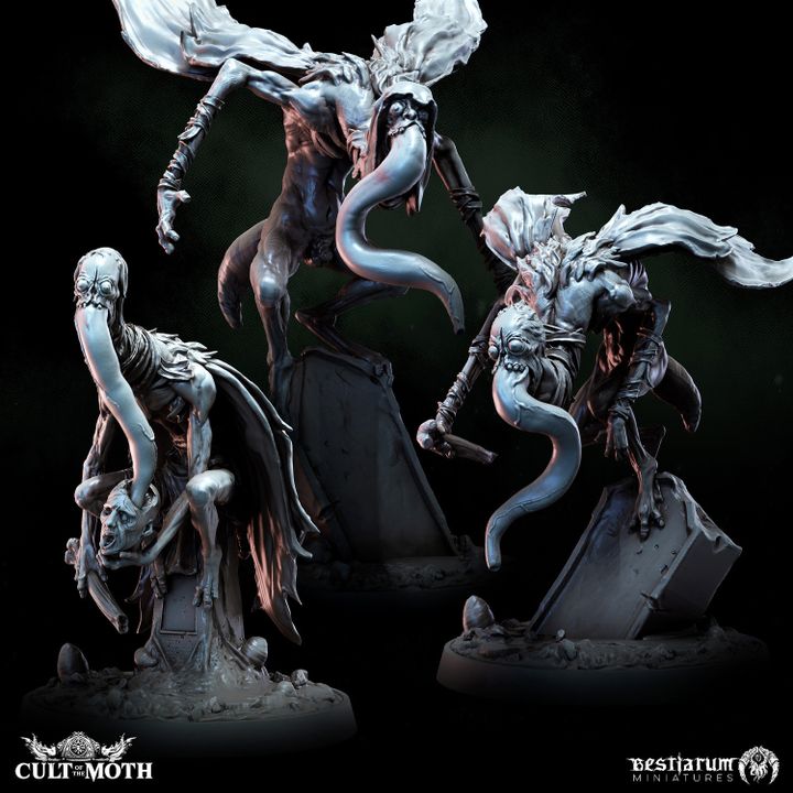 Moth Acolyte Metamorphs - Trench Crusade STL file - Image 2