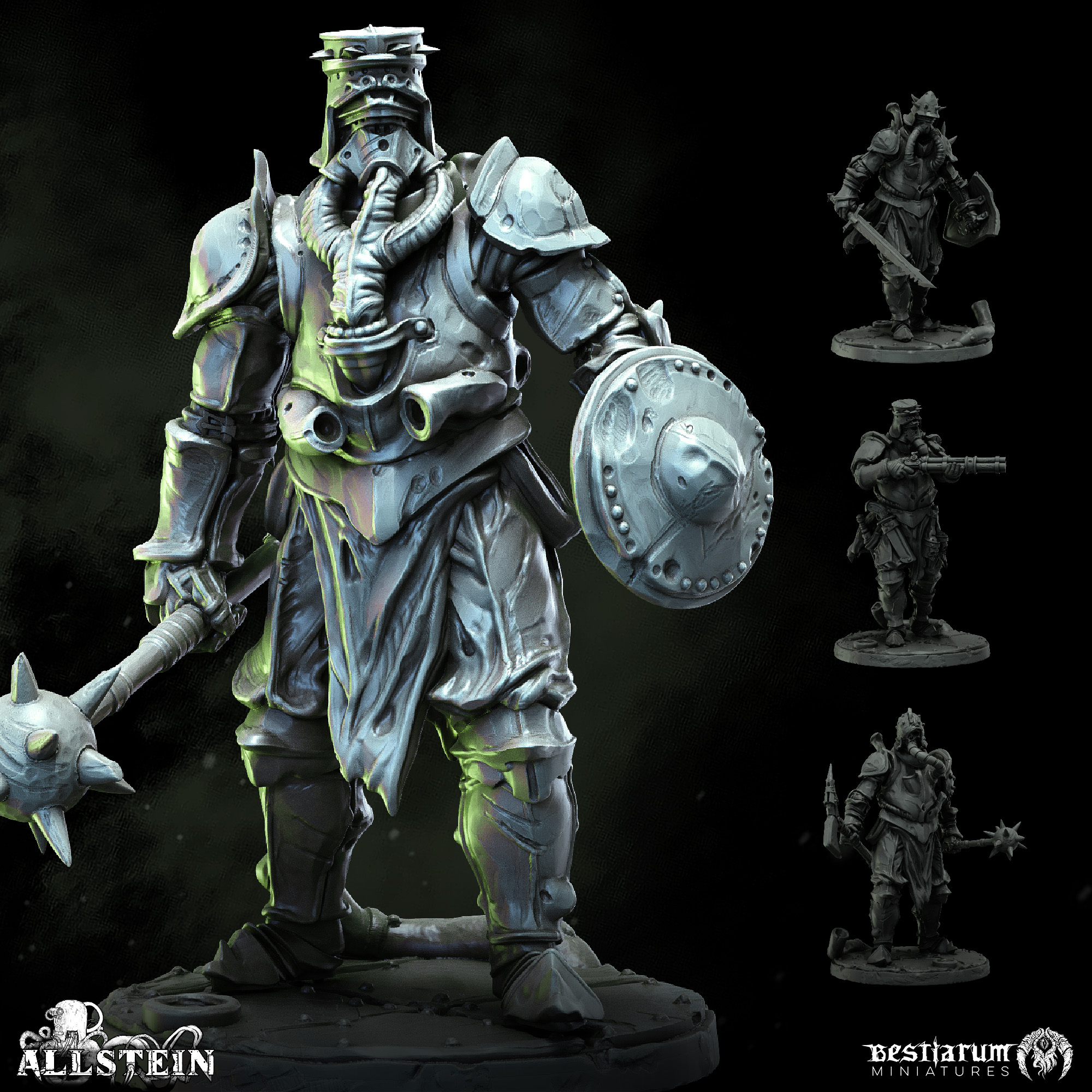 Bane Knights - Trench Crusade STL file for Anointed Heavy Infantry