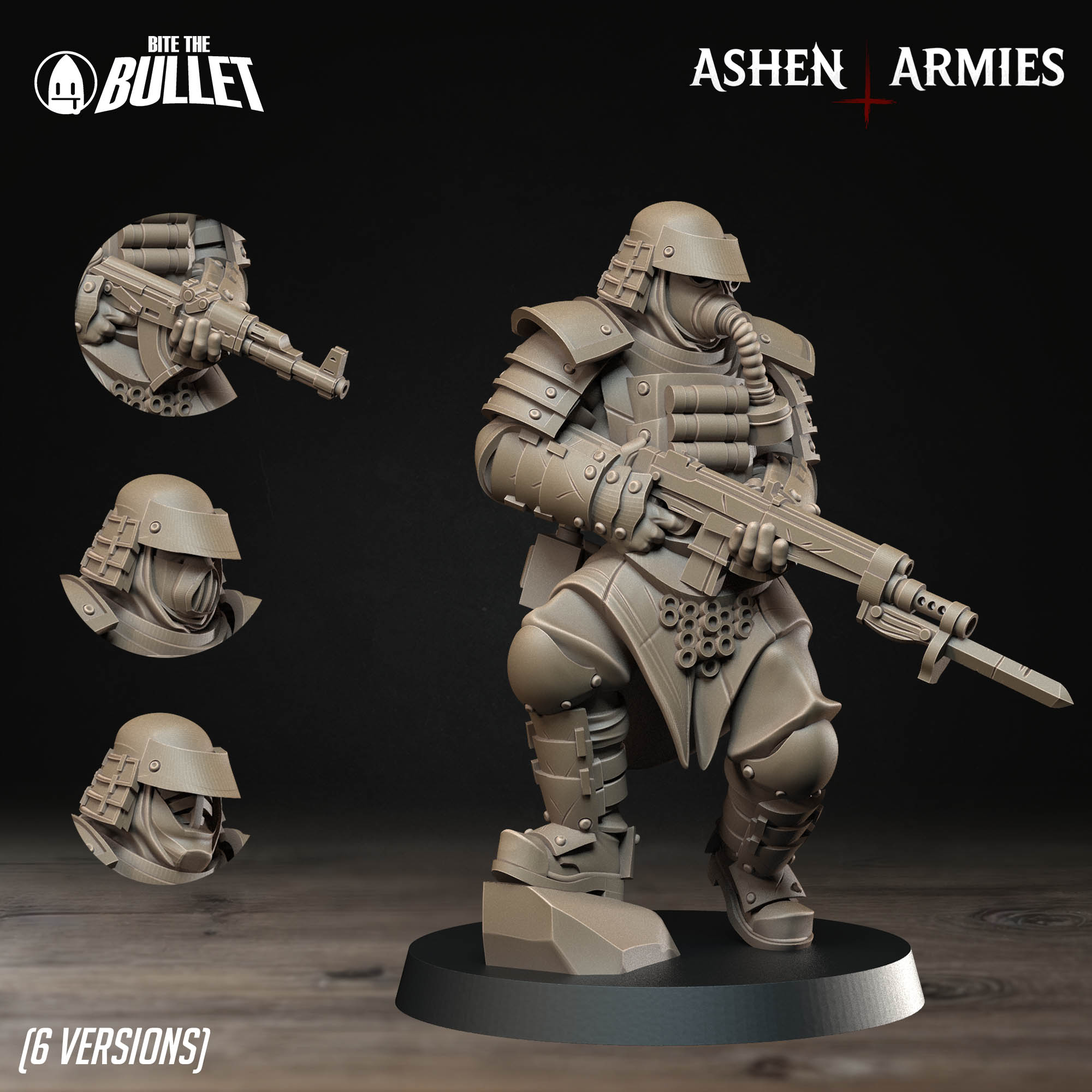 Holy Shogunate - Combat Engineer - Trench Crusade STL file for Combat Engineer