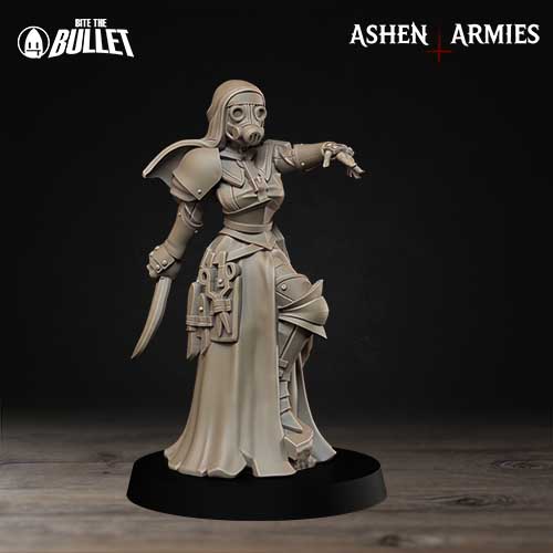 Bullet Crusade | Sanctified Legion - Remedios, the Combat Medic (6 Versions) [NSFW] - Trench Crusade STL file for Combat Medic