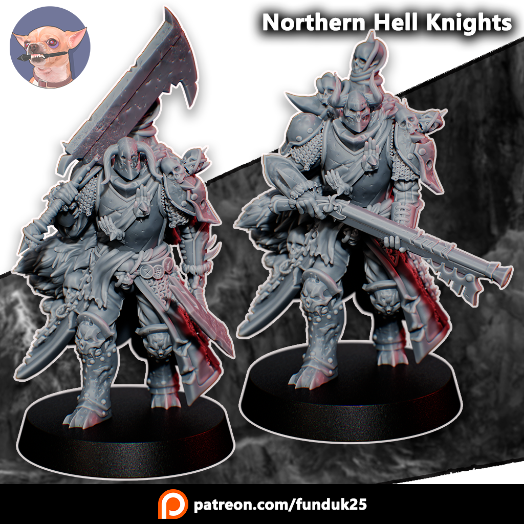 Northern Hell Knights - Trench Crusade STL file for Hell Knight
