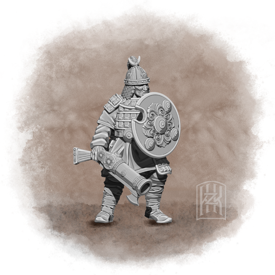 The Qarīn-Kumun - Sapper - Trench Crusade STL file for Sultanate Sapper