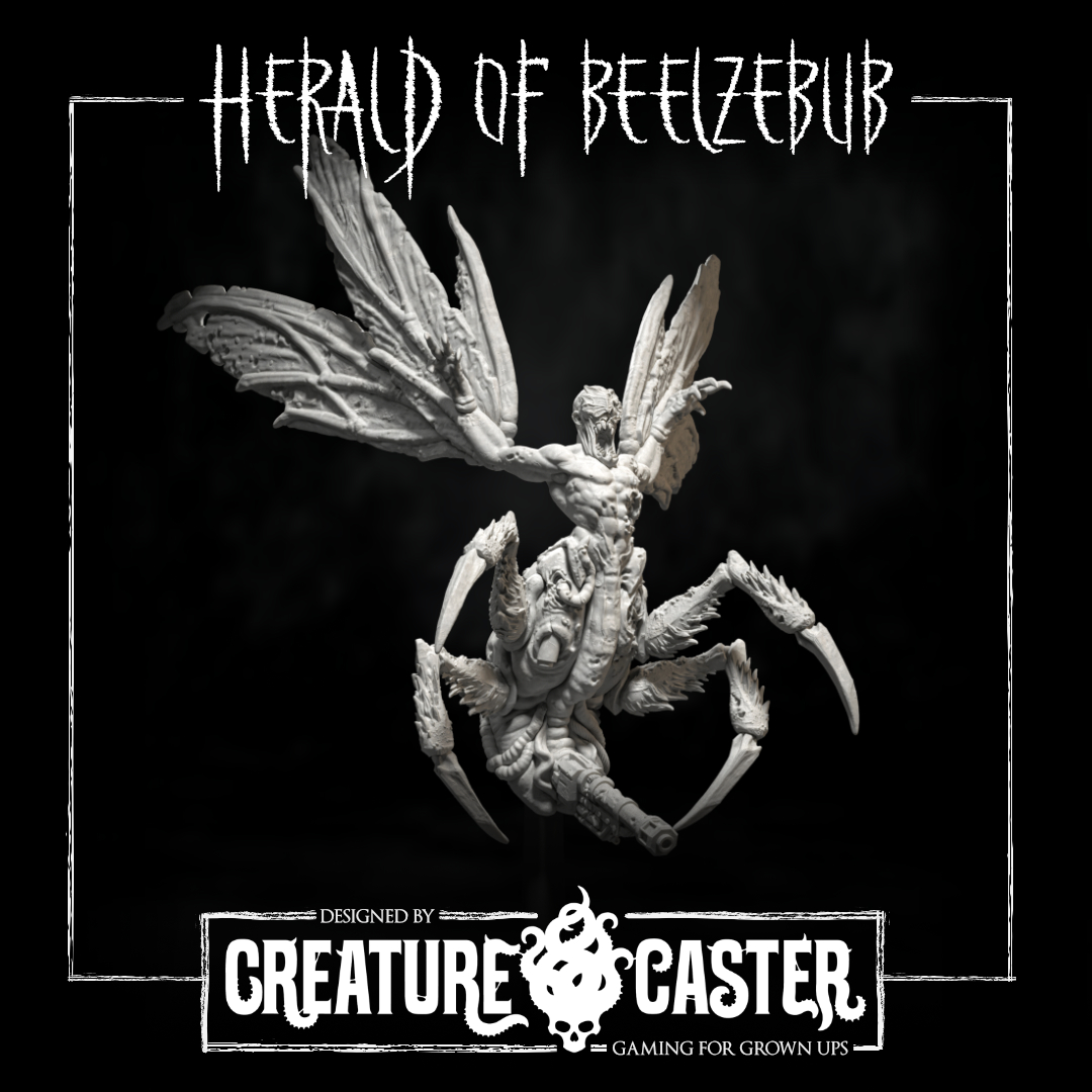 Herald of Beelzebub A - Trench Crusade STL file for Herald of Beelzebub