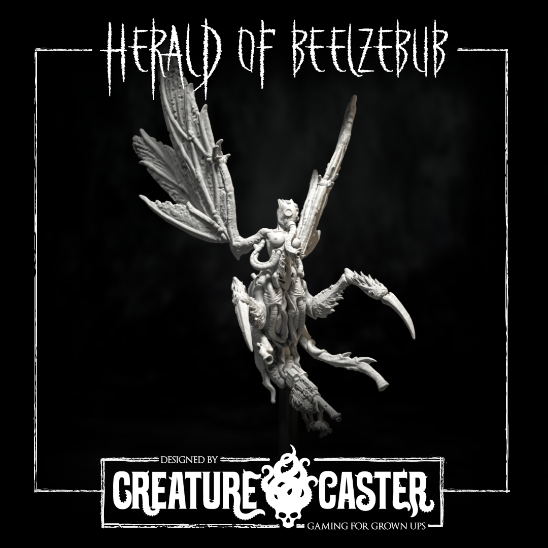 Herald of Beelzebub C - Trench Crusade STL file for Herald of Beelzebub