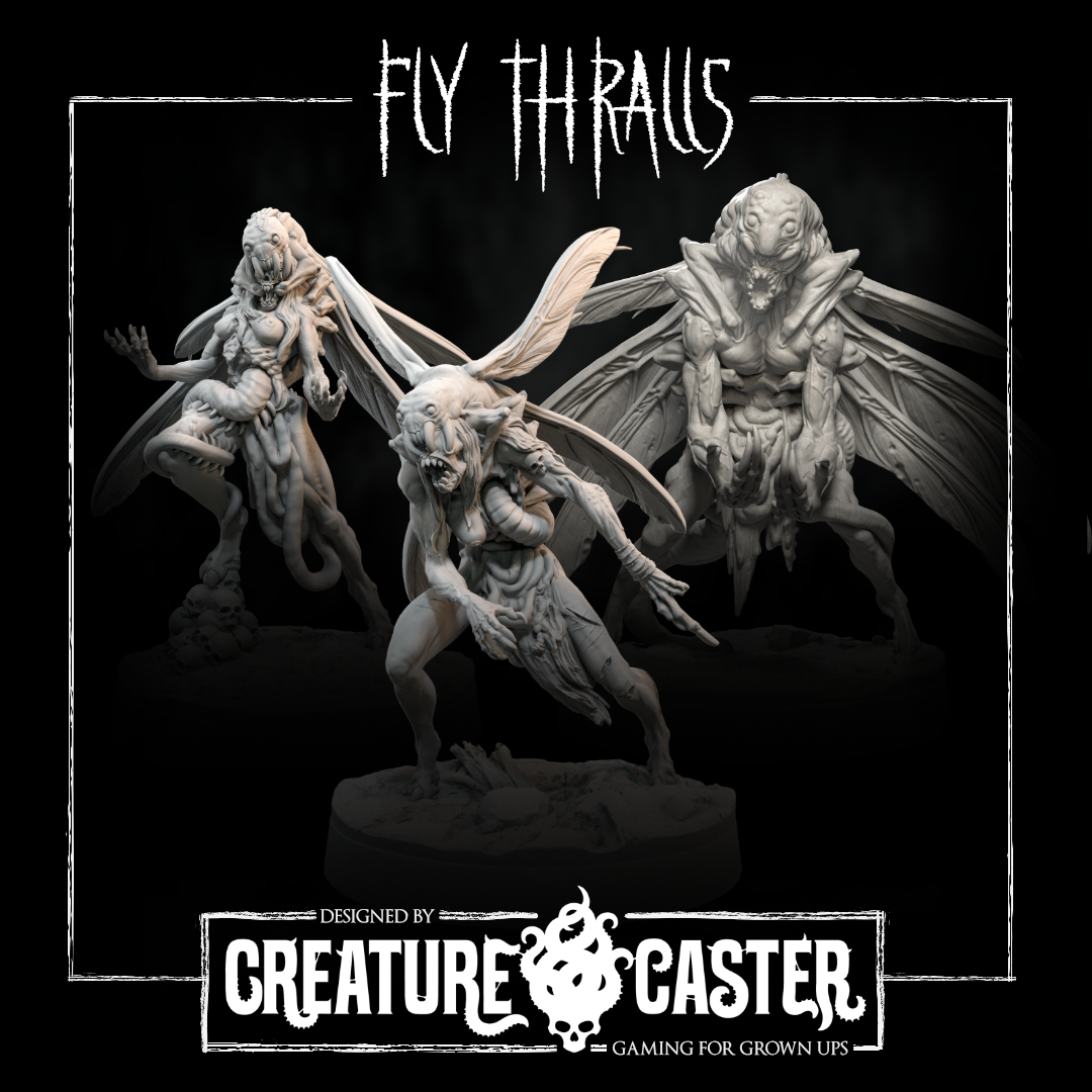 Fly Thralls Set 2 - Trench Crusade STL file for Fly Thrall