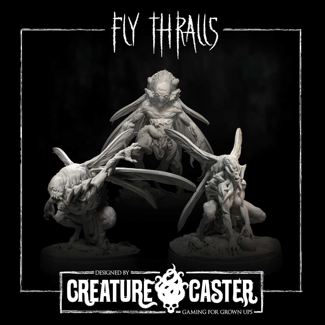 Fly Thralls Set 1 - Trench Crusade STL file for Fly Thrall