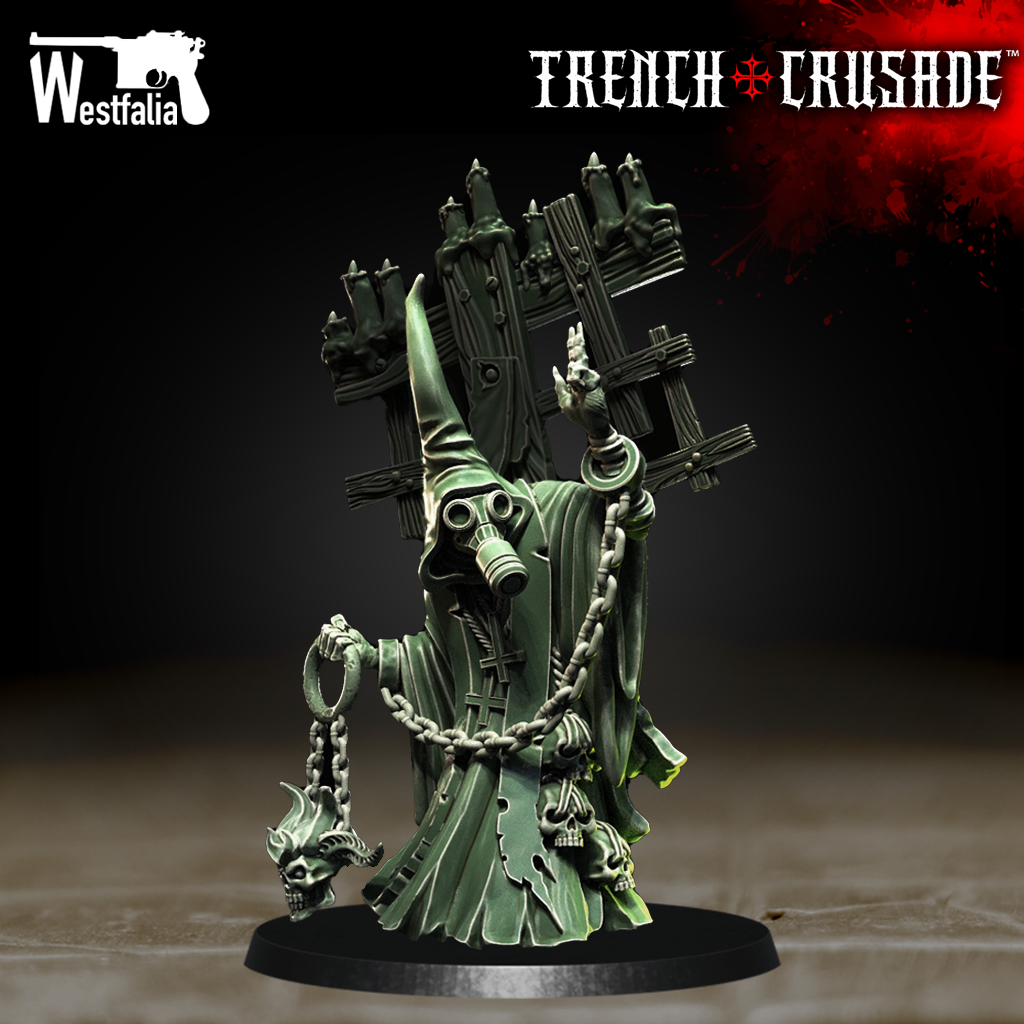 Trench Crusade - Heretic Priest - Trench Crusade STL file for Heretic Priest