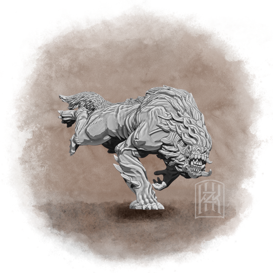 The Qarīn-Kumun - Keshikten A Shotgun and Shield - Trench Crusade STL file - Image 2