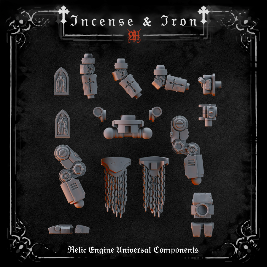 Testament Pattern Relic Engine Anchorite - Trench Crusade STL file - Image 3