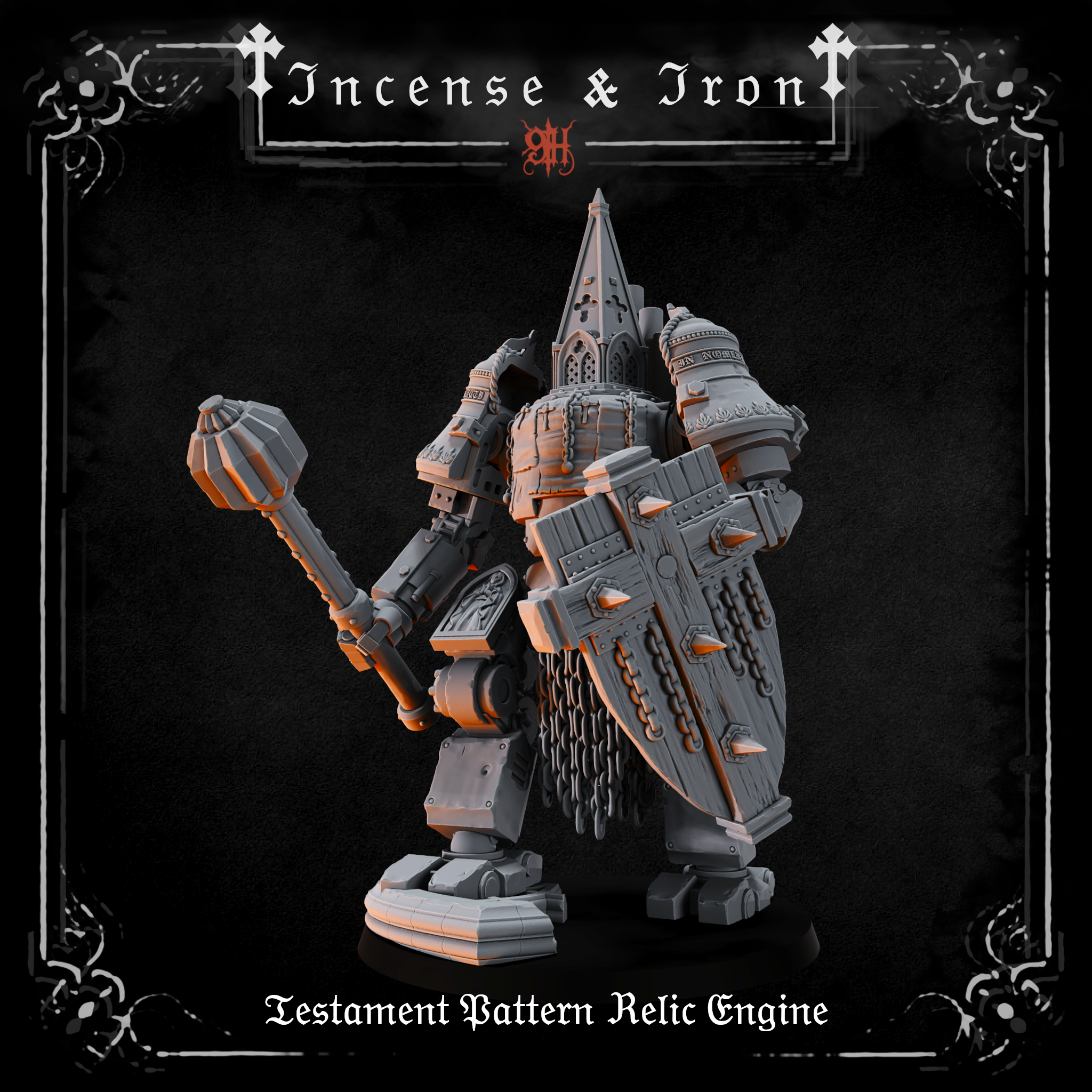 Testament Pattern Relic Engine Anchorite - Trench Crusade STL file for Anchorite Shrine