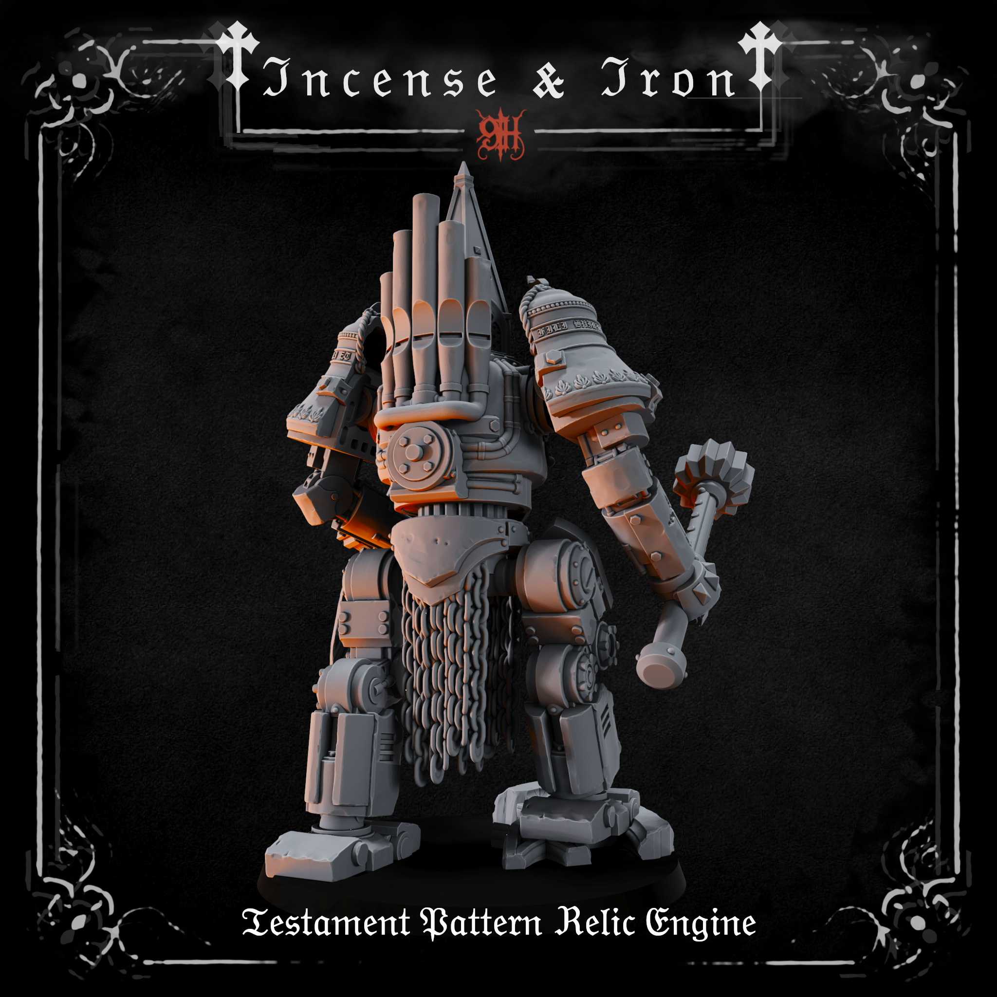 Testament Pattern Relic Engine Anchorite - Trench Crusade STL file - Image 2
