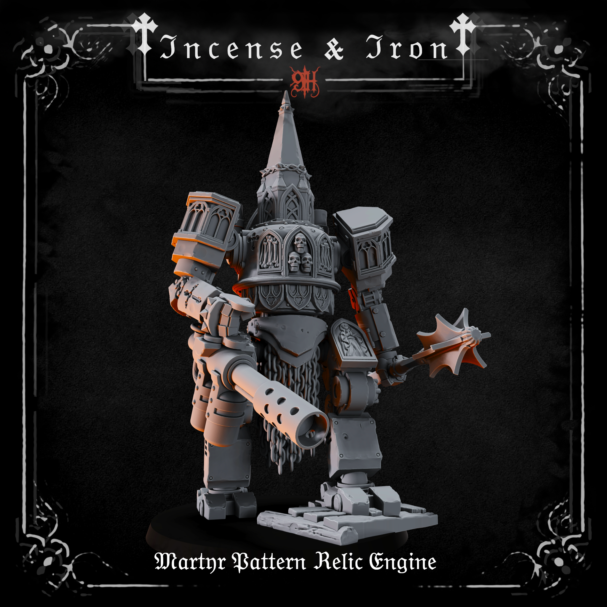 Martyr Pattern Relic Engine Anchorite - Trench Crusade STL file for Anchorite Shrine