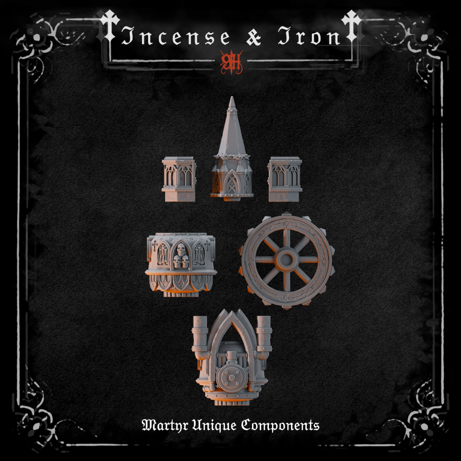 Martyr Pattern Relic Engine Anchorite - Trench Crusade STL file - Image 5