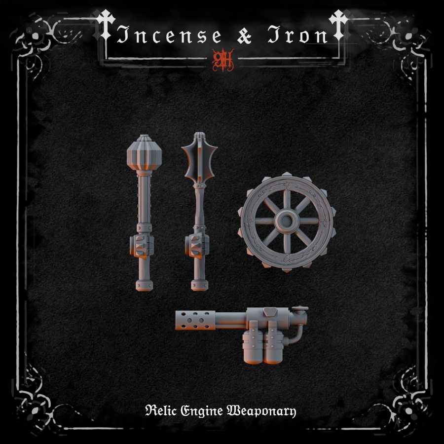 Martyr Pattern Relic Engine Anchorite - Trench Crusade STL file - Image 4