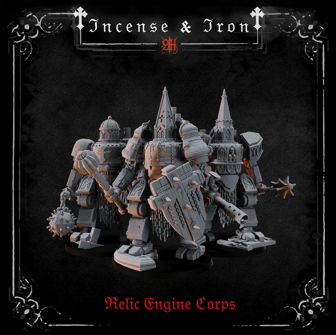 Relic Engine Anchorite Corps - Trench Crusade STL file for Anchorite Shrine