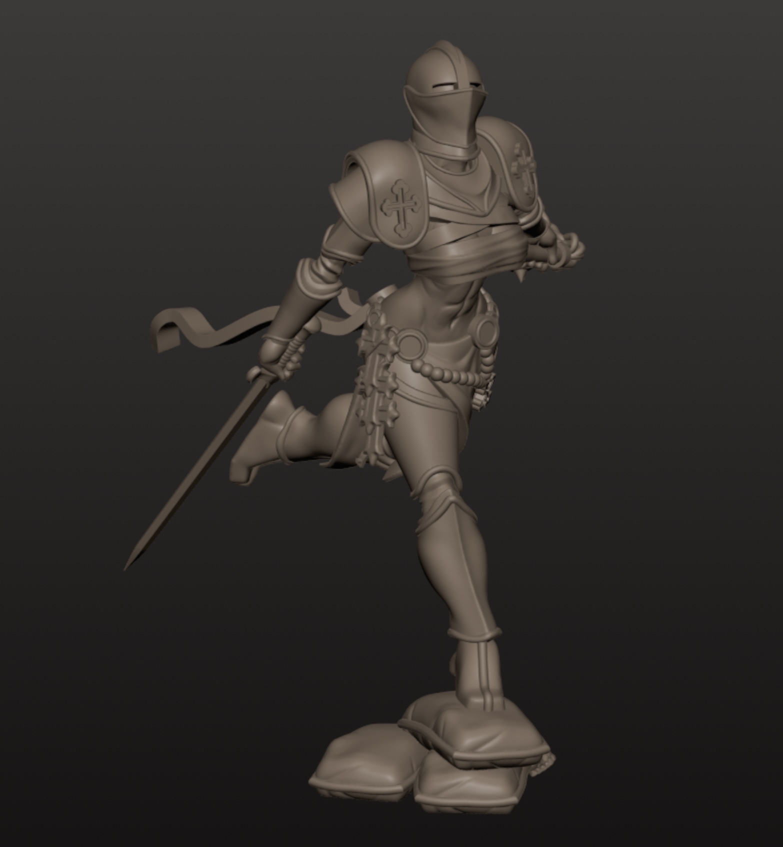 Sister Margaret - Trench Crusade STL file - Image 5