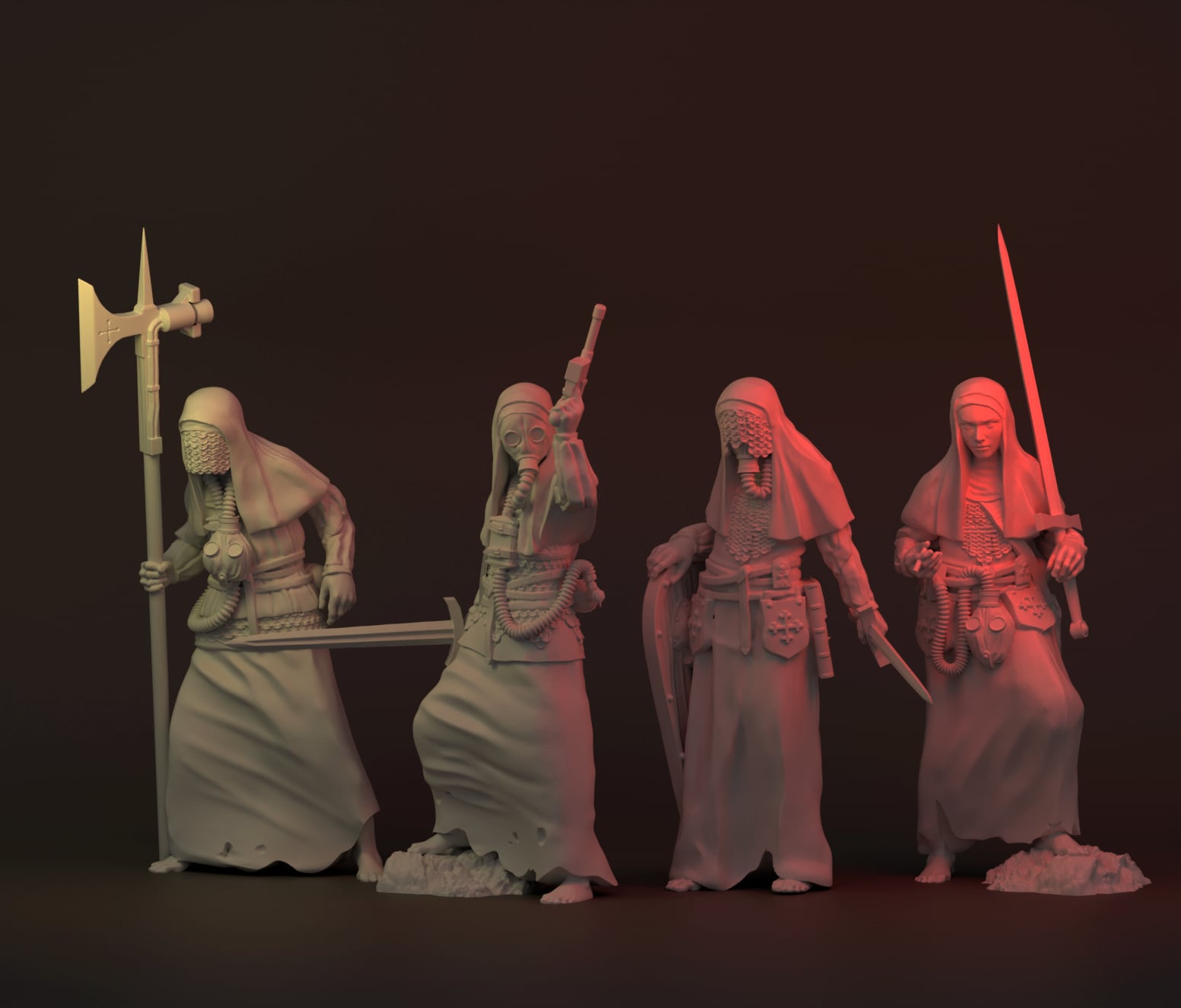 Warrior Nuns - Trench Crusade STL file - Image 7