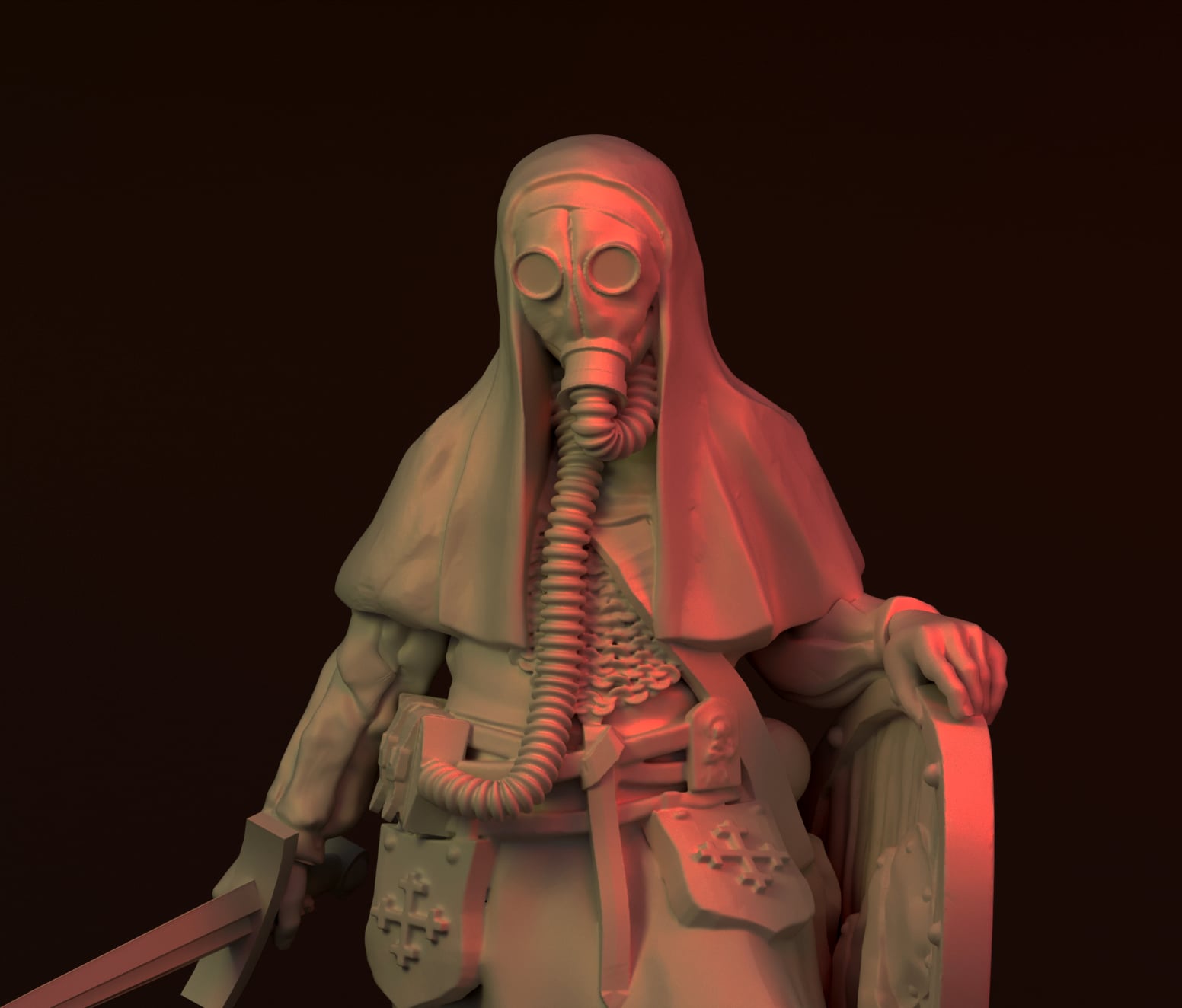 Warrior Nuns - Trench Crusade STL file - Image 3